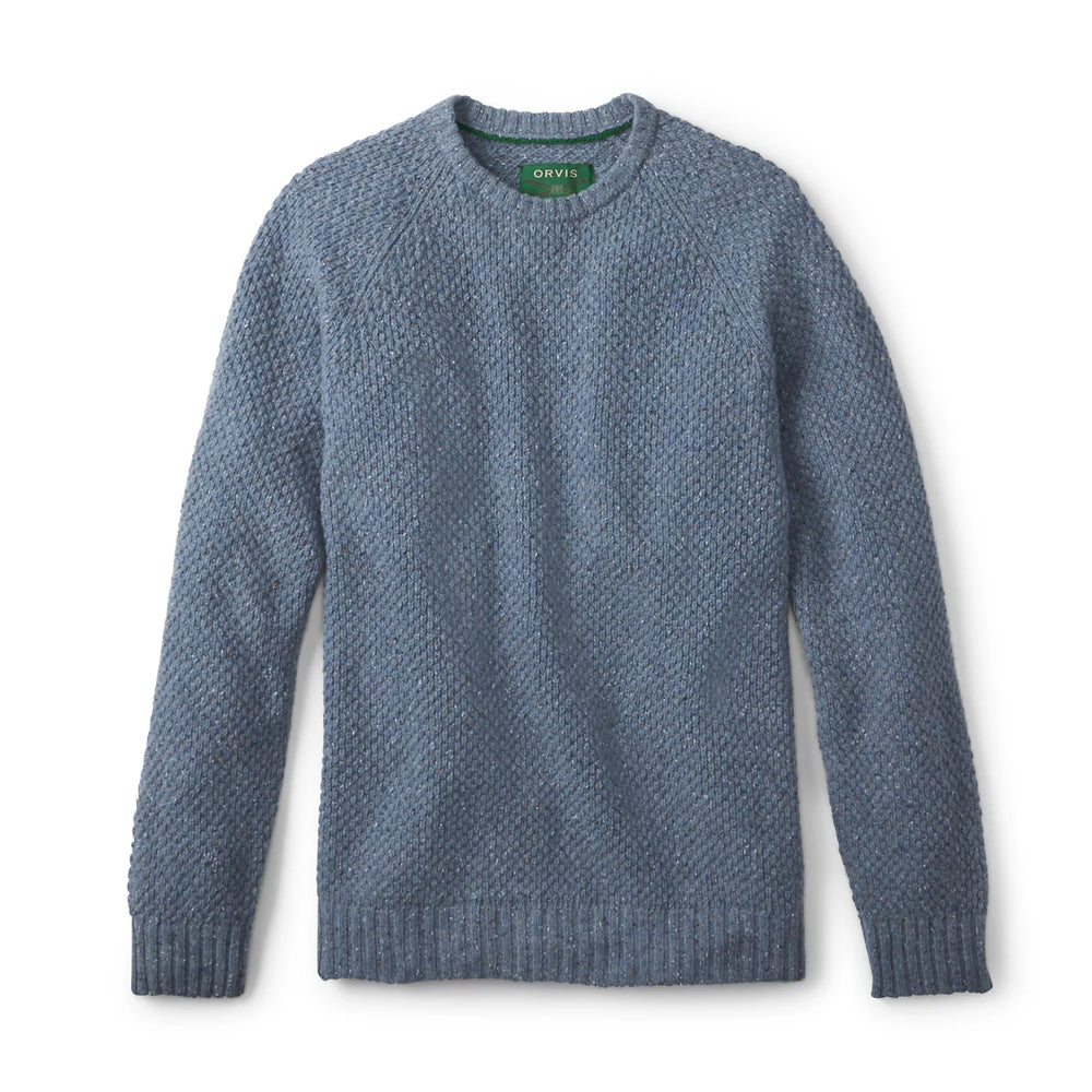Orvis Men|Last Release Moss Stitch Crewneck Sweater