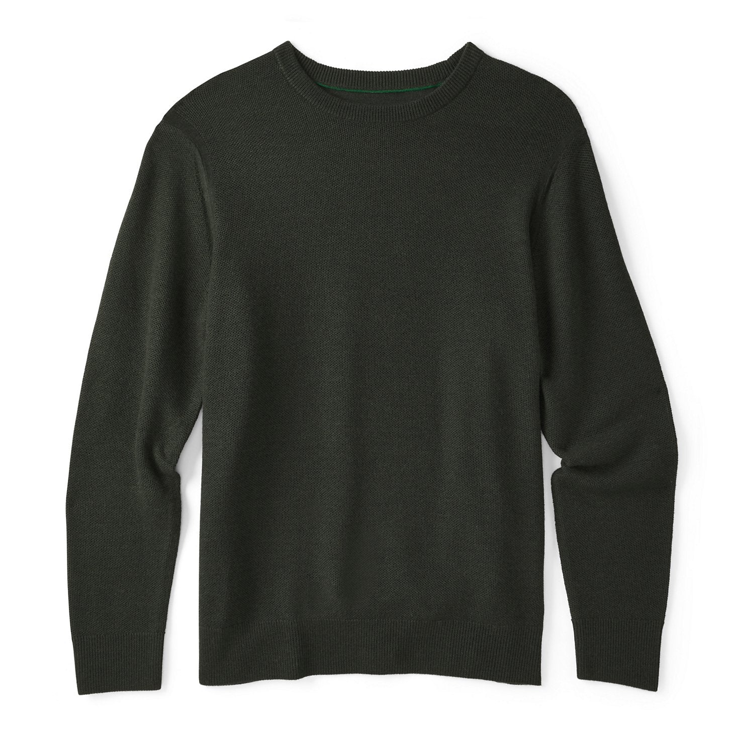 Orvis Men Merino Piqué Crewneck Sweater