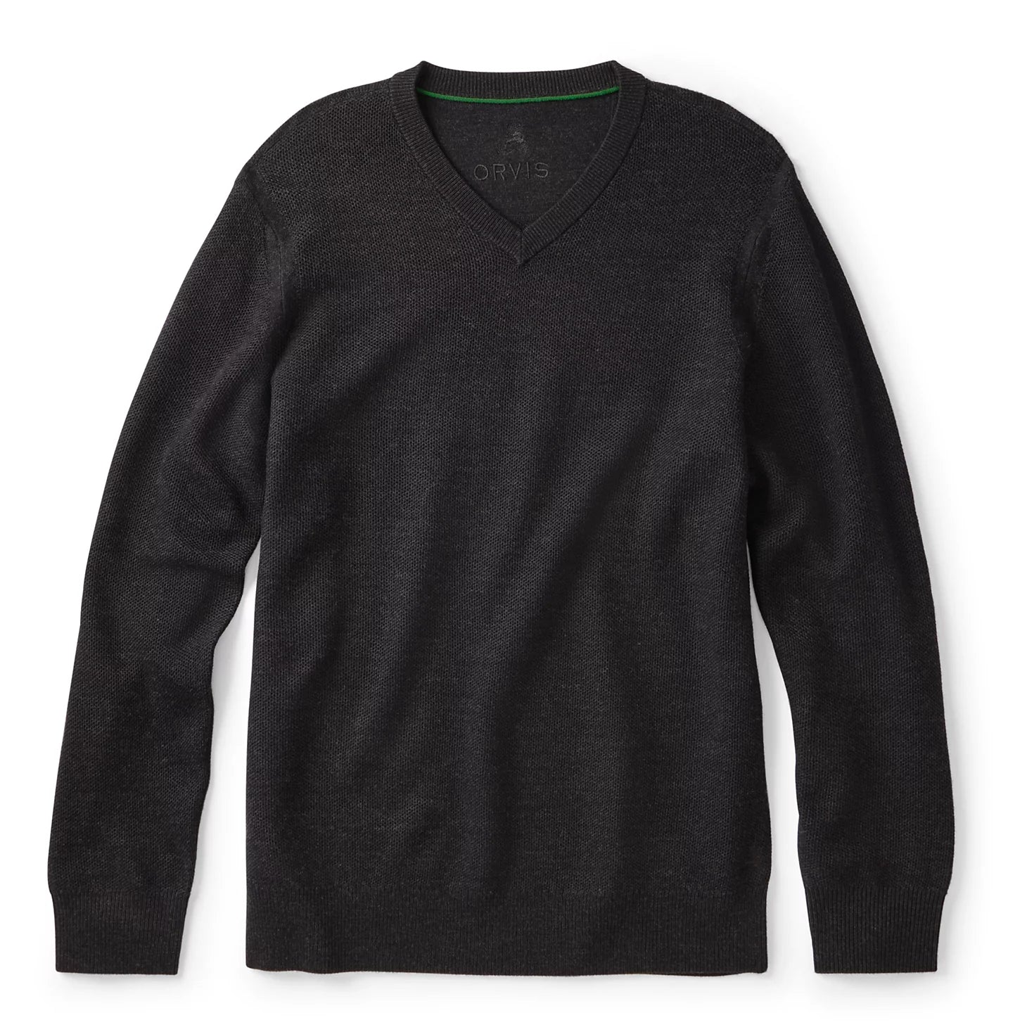 Orvis Men Merino Piqué V-Neck Sweater