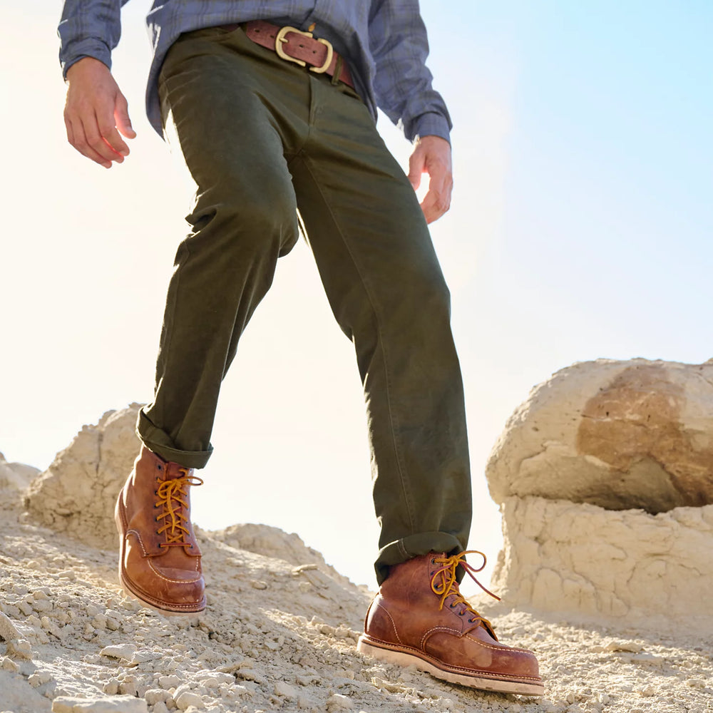 Orvis Men Red Wing 6" Classic Moc Copper Rough & Tough Boots