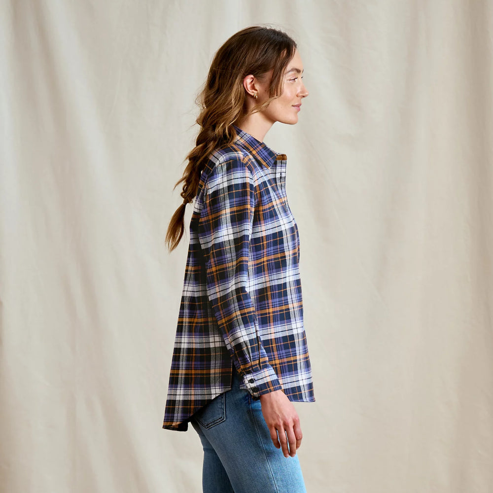 Orvis Women Perfect Flannel Boyfriend Shirt