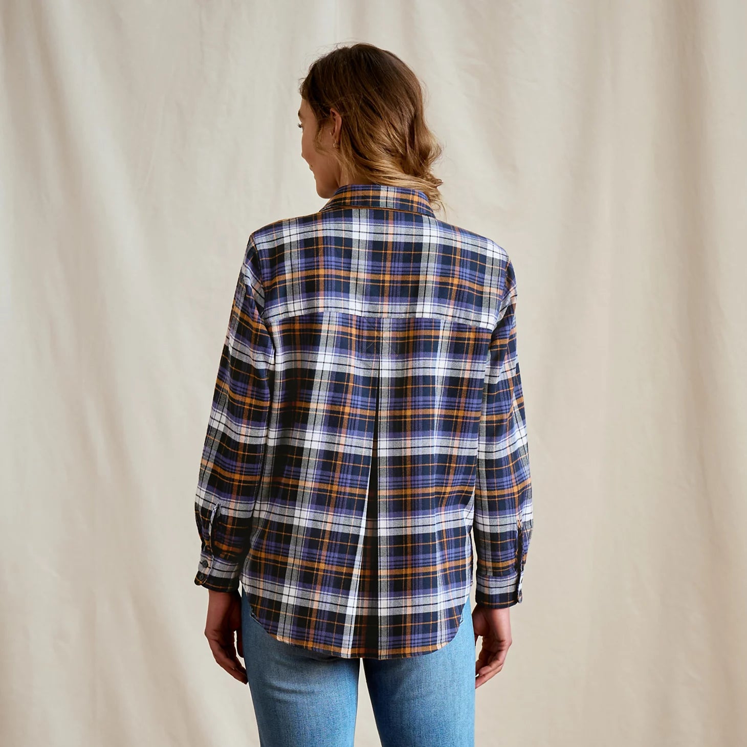 Orvis Women Perfect Flannel Boyfriend Shirt
