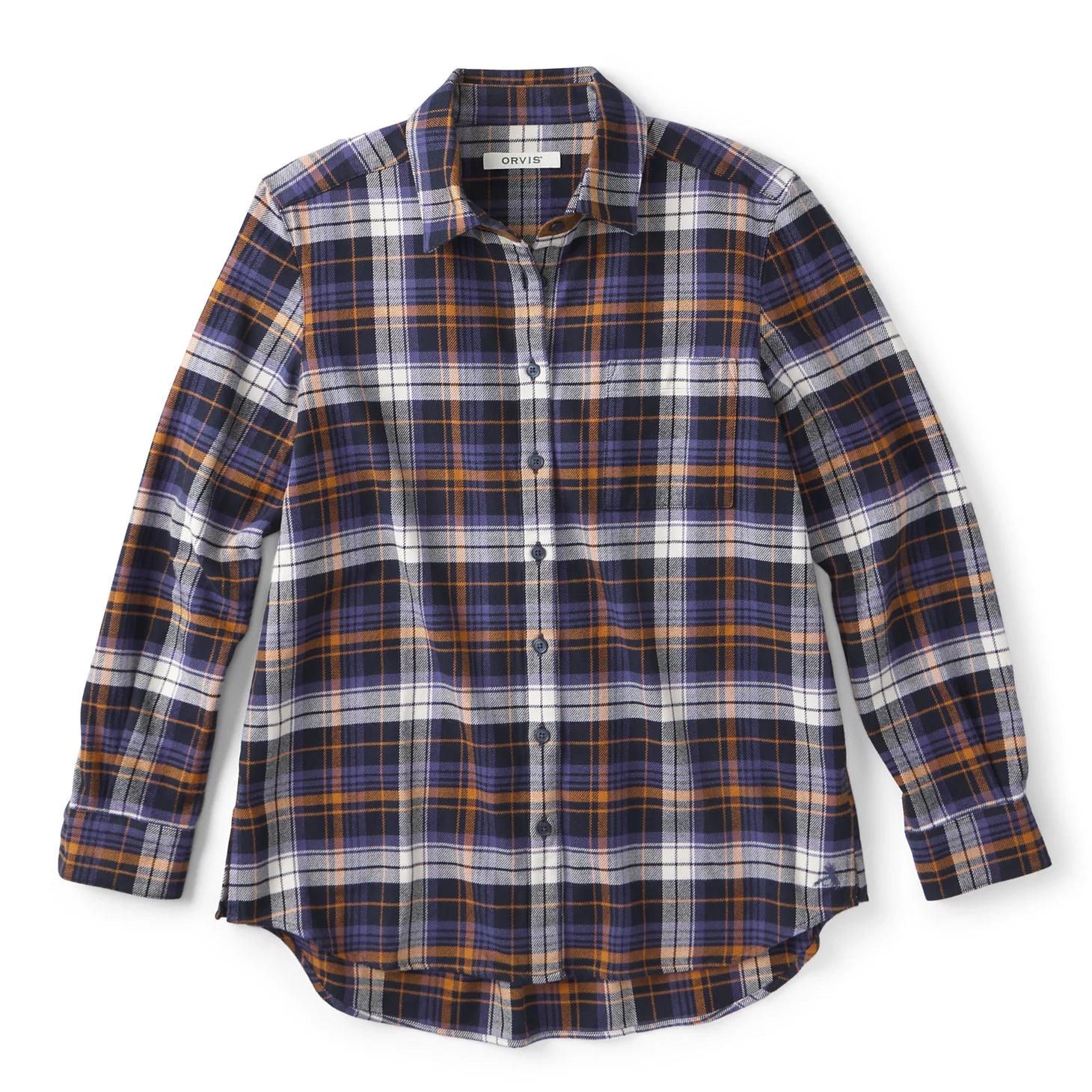 Orvis Women Perfect Flannel Boyfriend Shirt