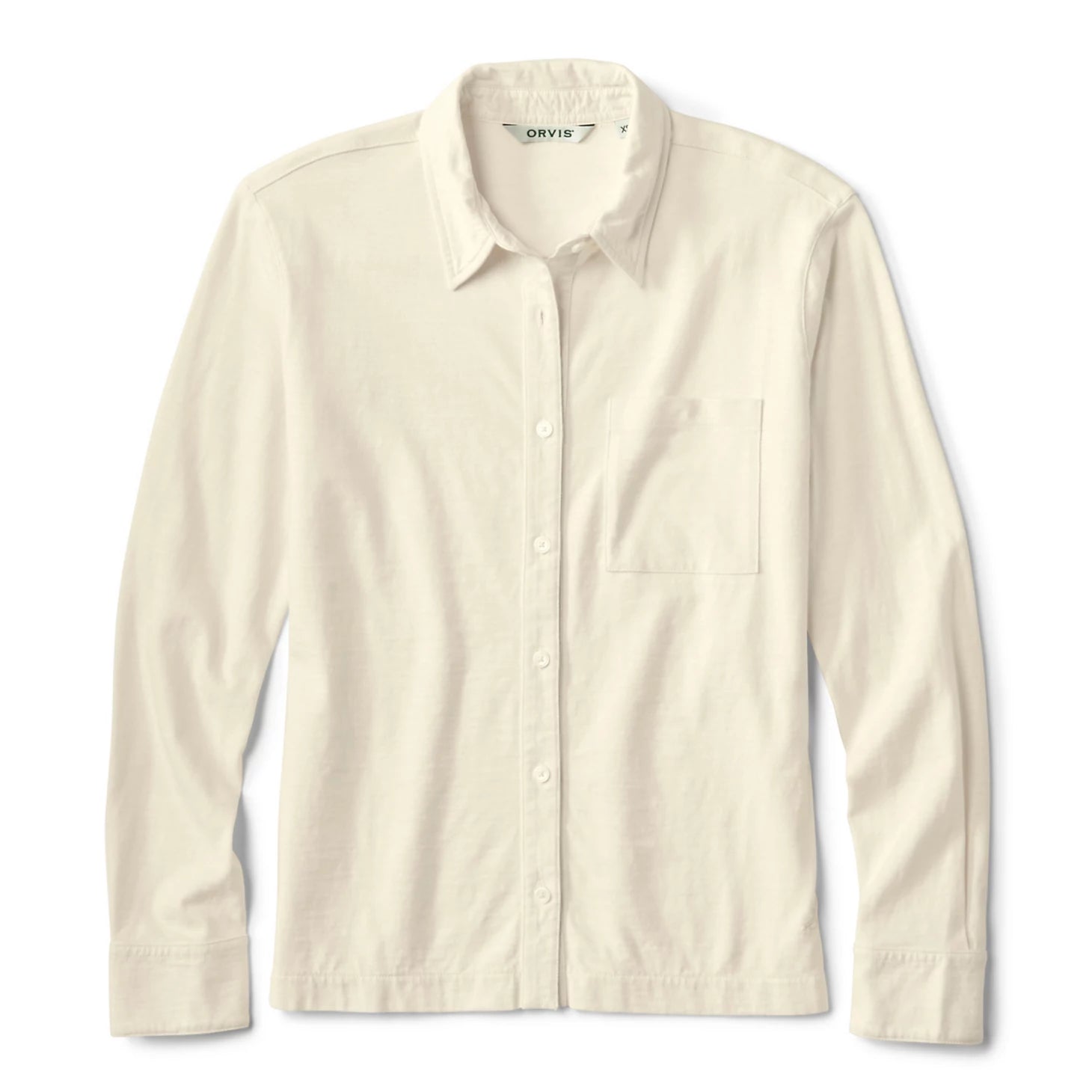 Orvis Women Women's Bromley Knit Button-Down Long-Sleeve Shirt