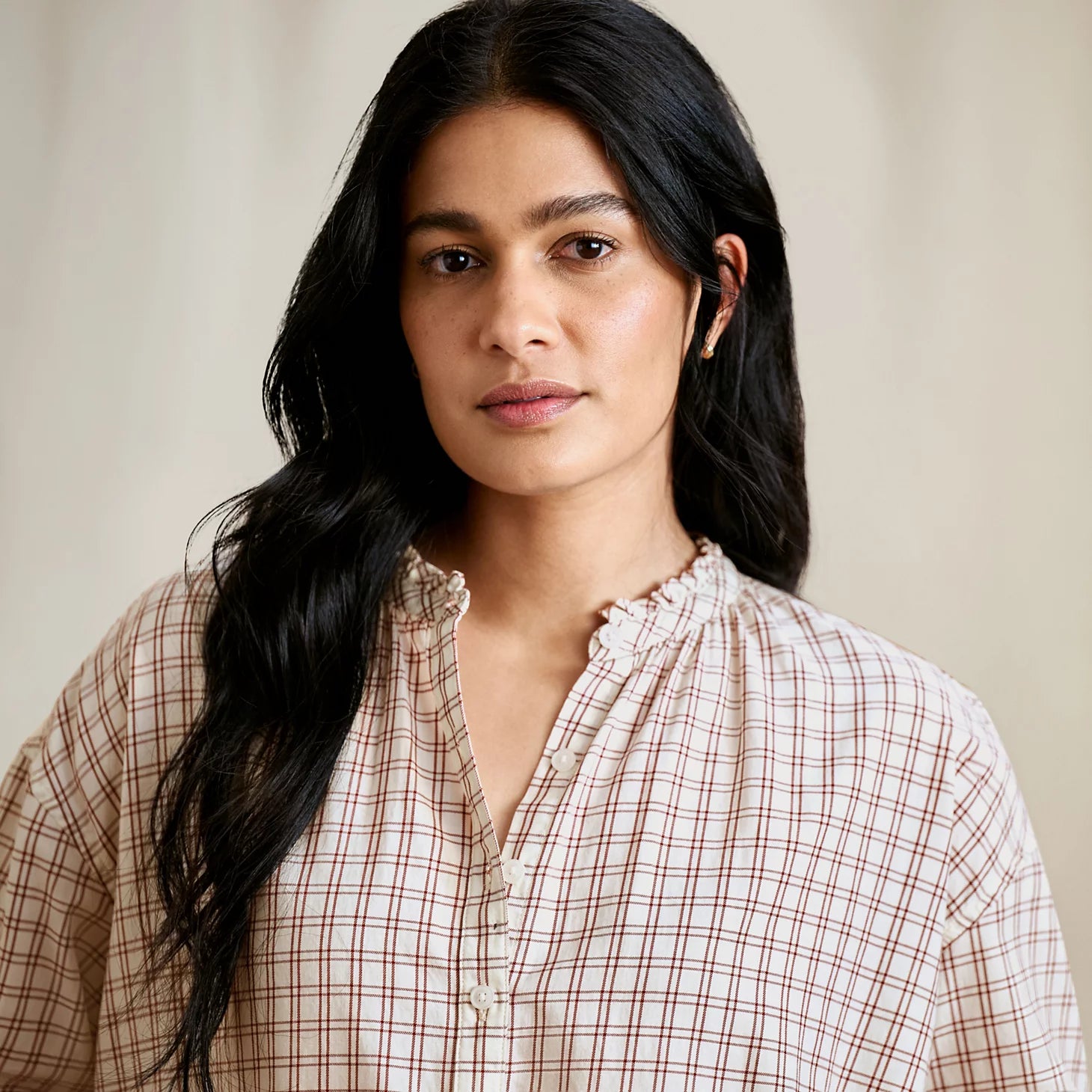 Orvis Women|Last Release Women's Sunderland Brushed Twill Long-Sleeve Top