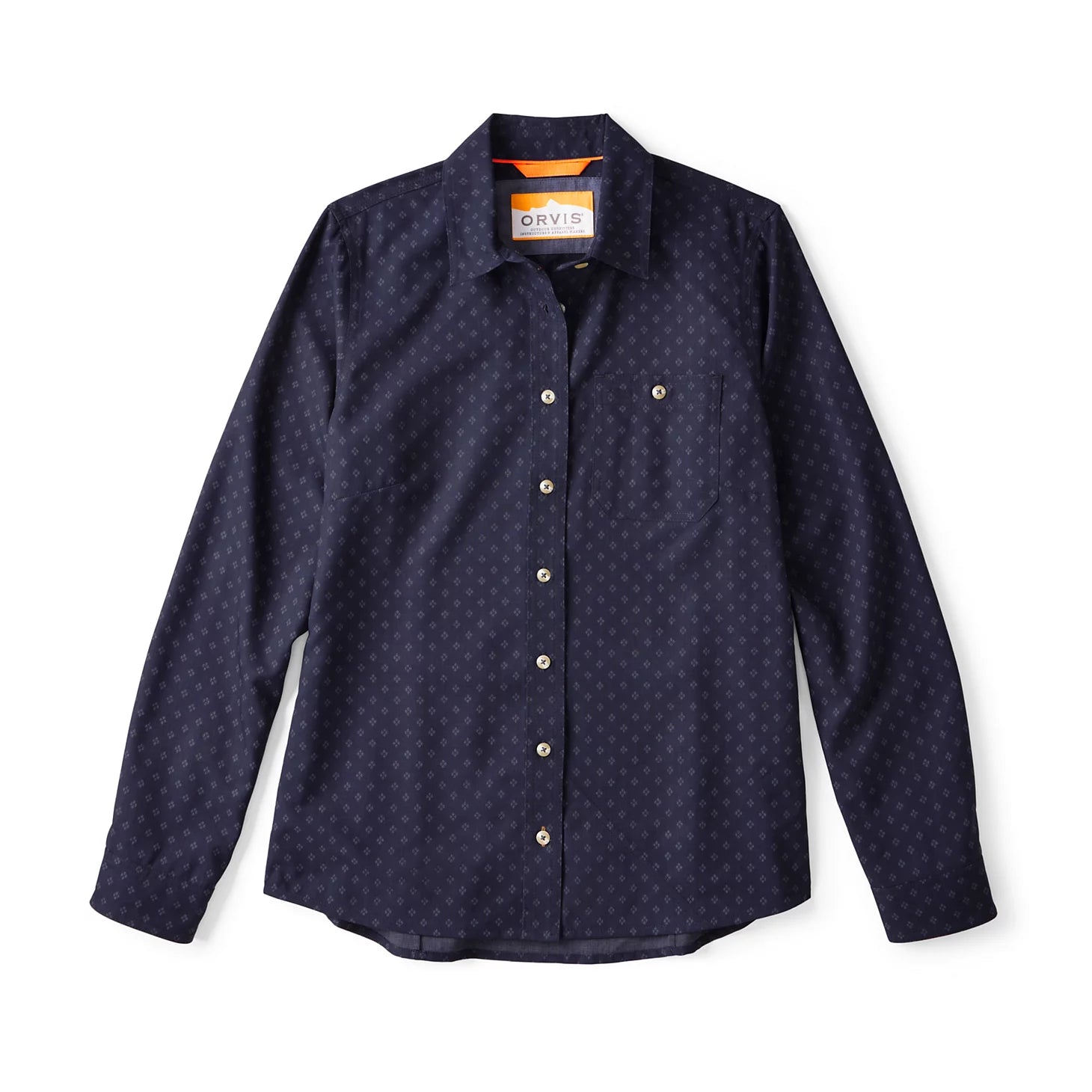 Orvis Women Women's Tech Chambray Long-Sleeve Work Shirt