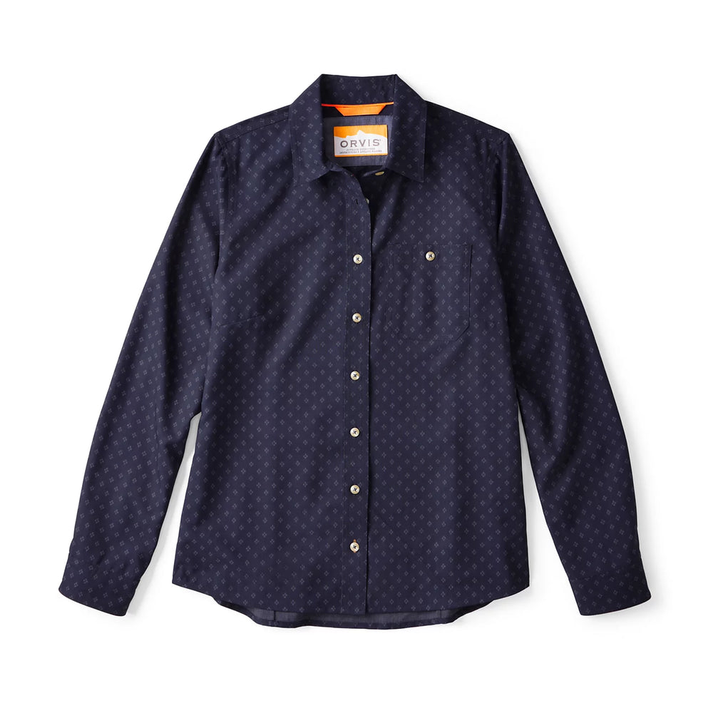 Orvis Women Women's Tech Chambray Long-Sleeve Work Shirt