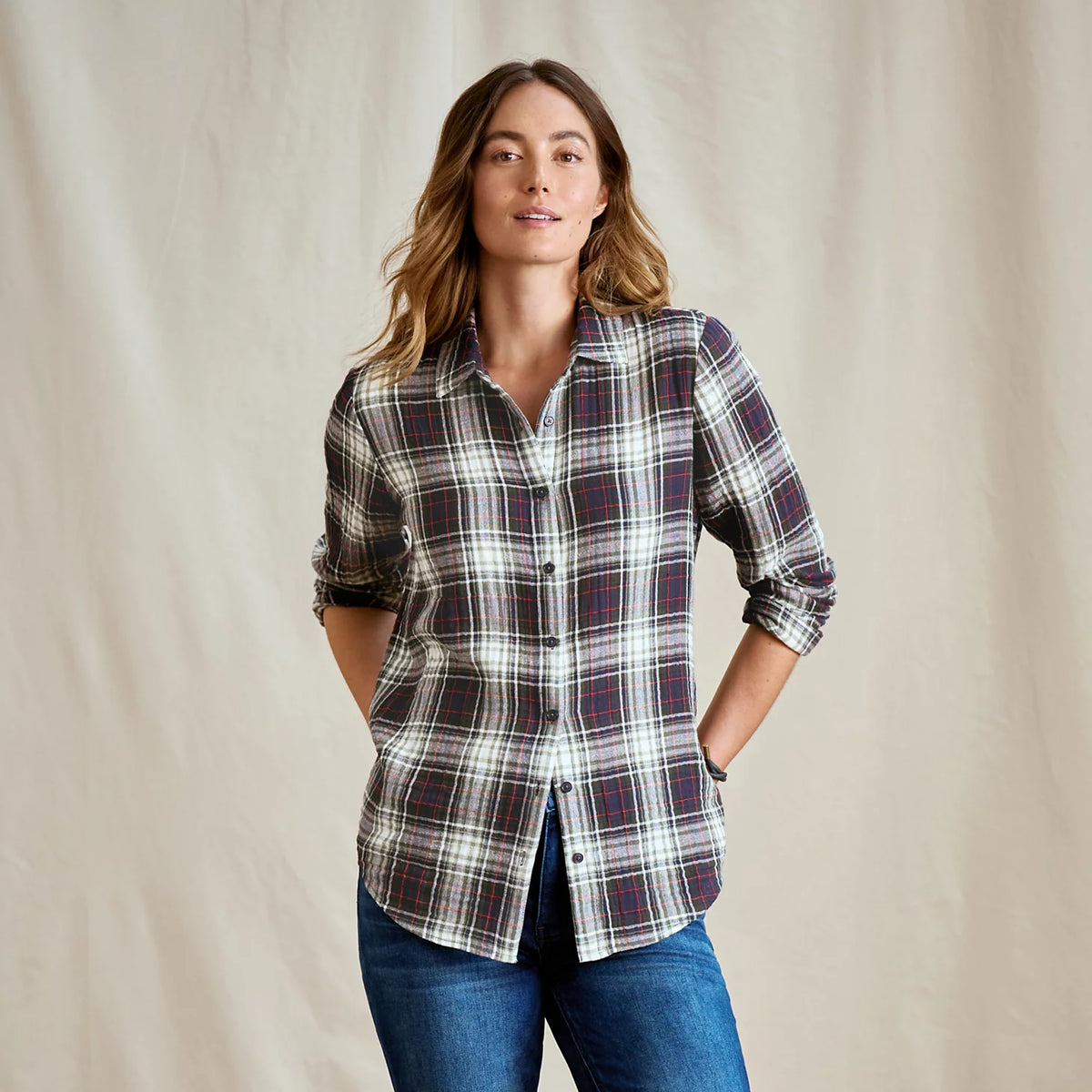 IVY/NAVY PLAID,XS