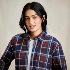Orvis Women Women's Snowy River Button-Down Long-Sleeve Shirt