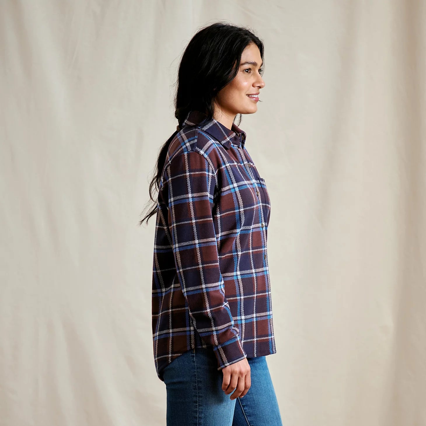 Orvis Women Women's Snowy River Button-Down Long-Sleeve Shirt