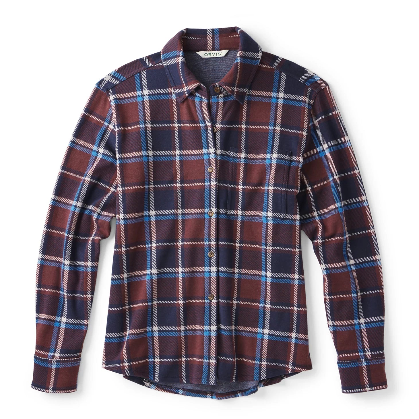 Orvis Women Women's Snowy River Button-Down Long-Sleeve Shirt