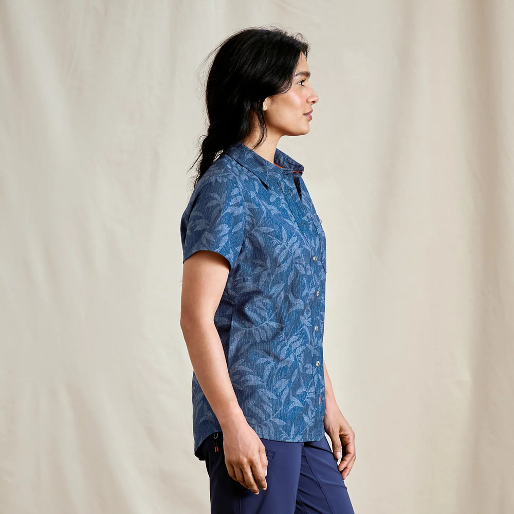 Orvis Women Women's Tech Chambray Short-Sleeve Work Shirt