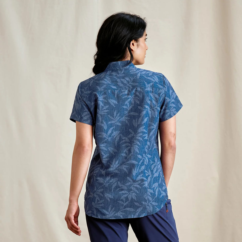Orvis Women Women's Tech Chambray Short-Sleeve Work Shirt