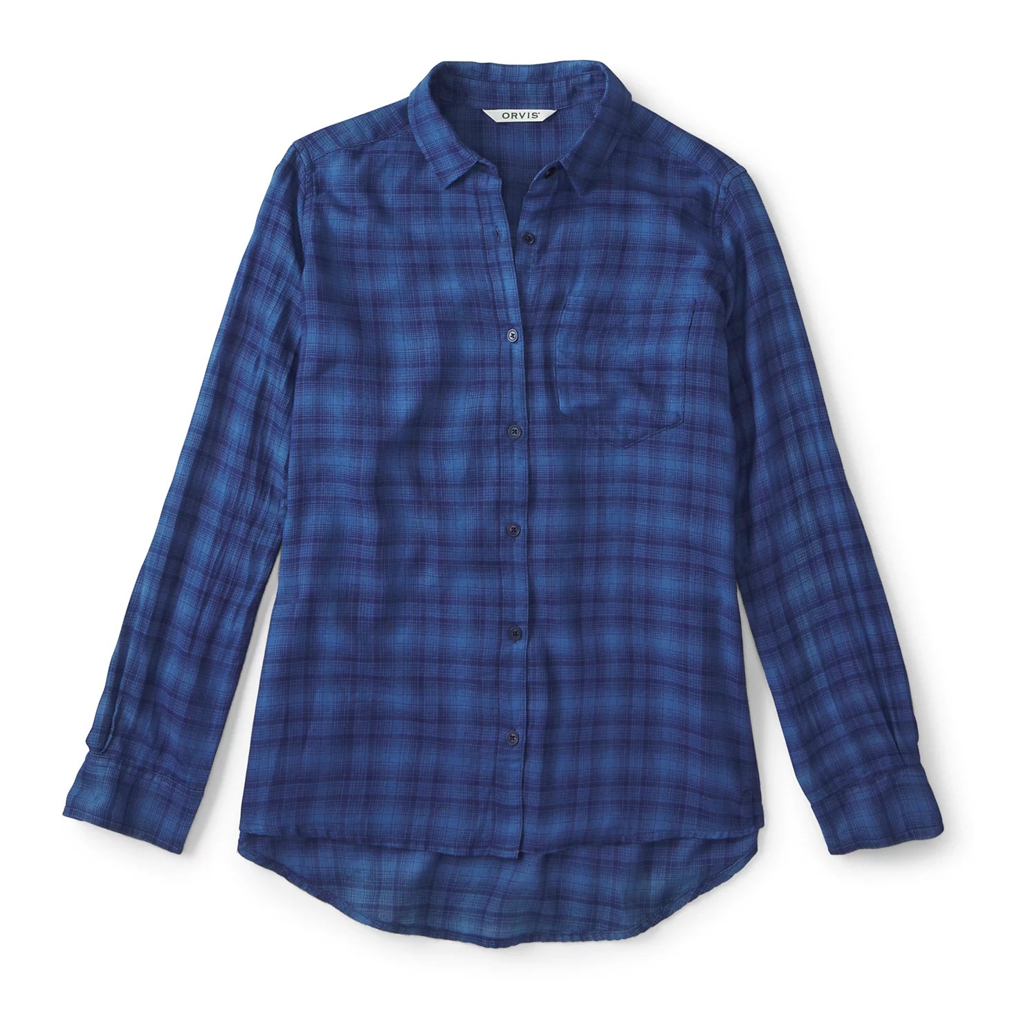 Orvis Women|Last Release Everyday Lightweight Plaid Long-Sleeve Boyfriend Shirt