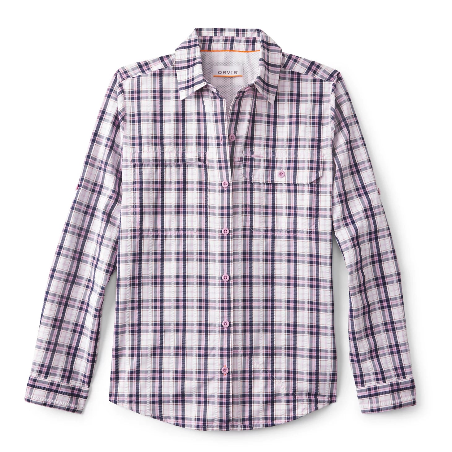 Orvis Women Women's Open Air Caster Plaid Long-Sleeve Shirt