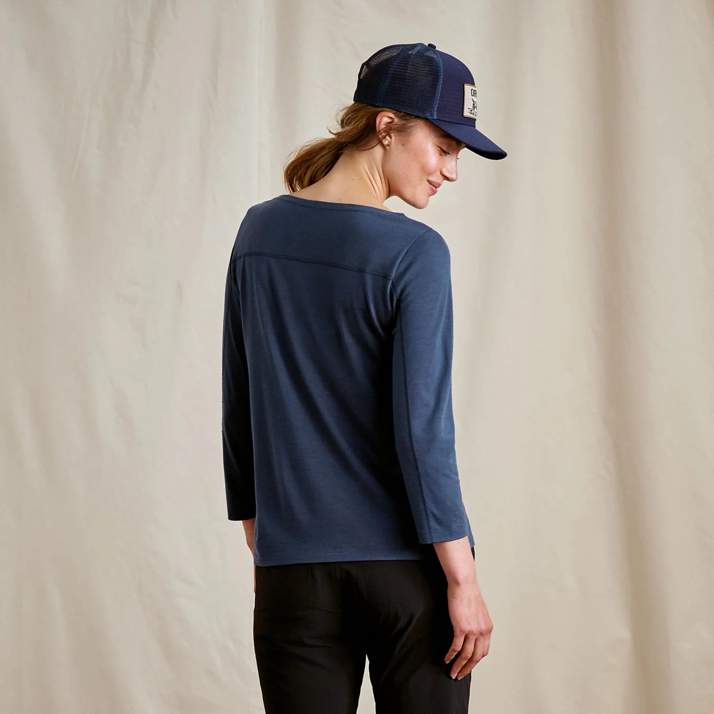 Orvis Women Outbound Merino 3/4-Sleeve Boatneck Tee