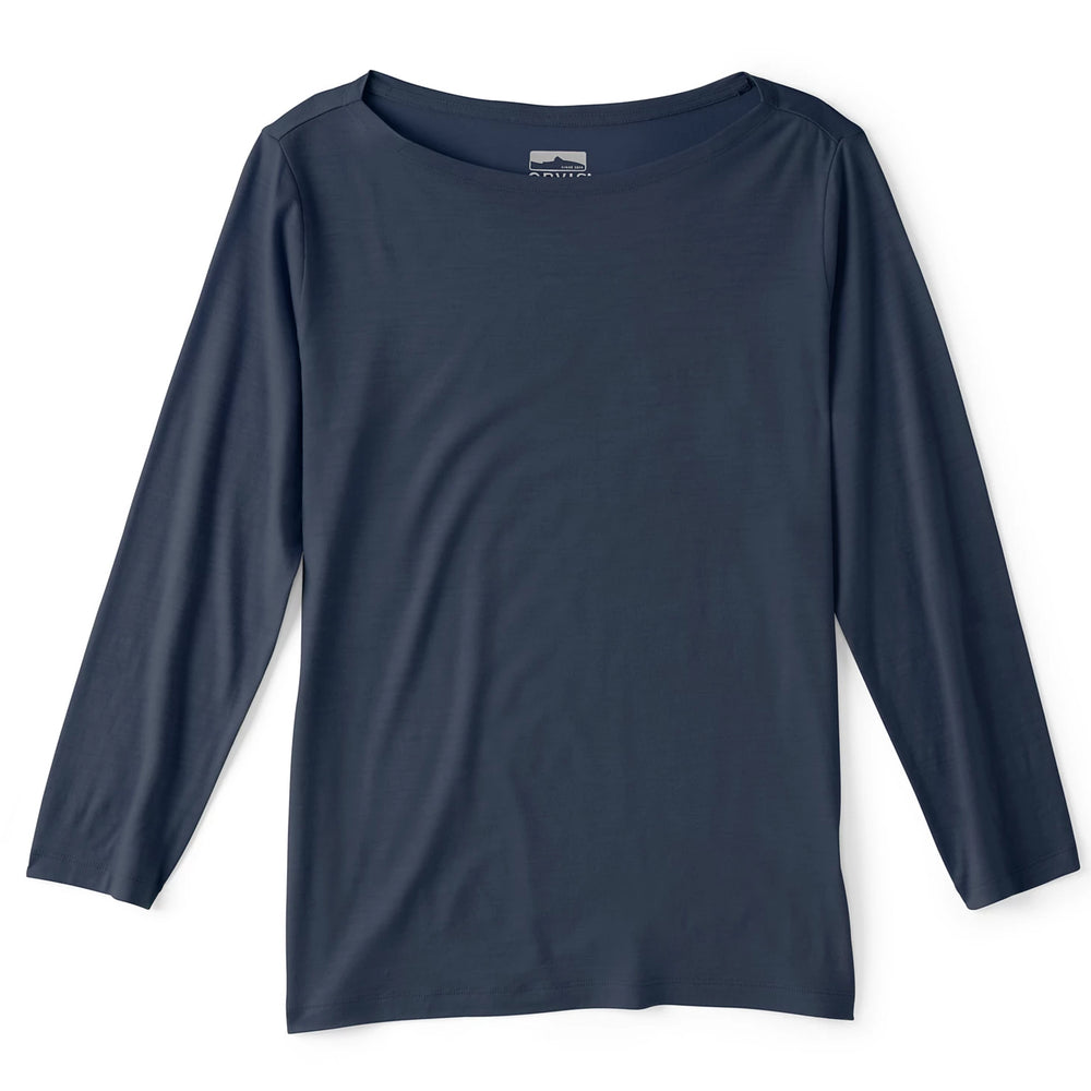 Orvis Women Outbound Merino 3/4-Sleeve Boatneck Tee