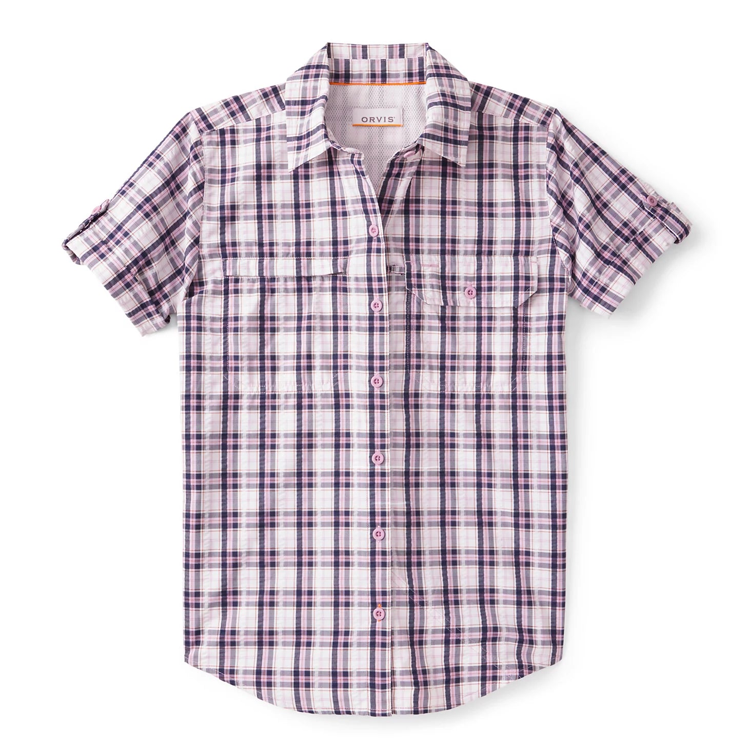 Orvis Women Women's Open Air Caster Plaid Short-Sleeve Shirt
