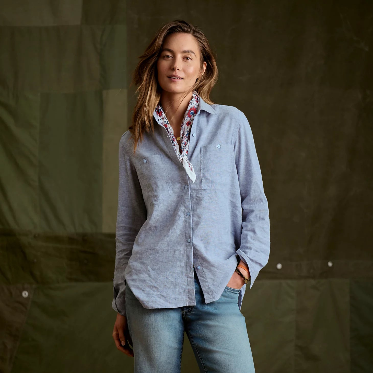 Orvis Women|Last Release Performance Linen Tunic