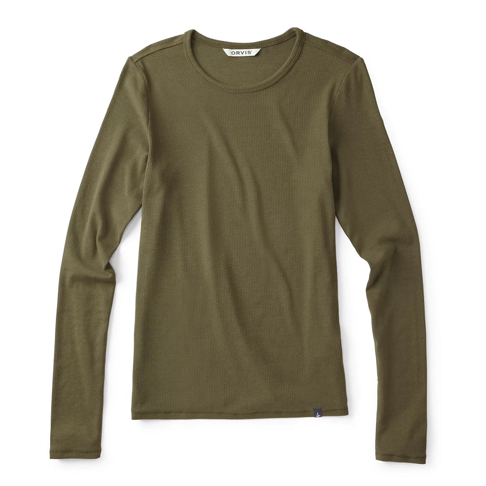 Orvis Women|Last Release Ribbed Long-Sleeve Crew