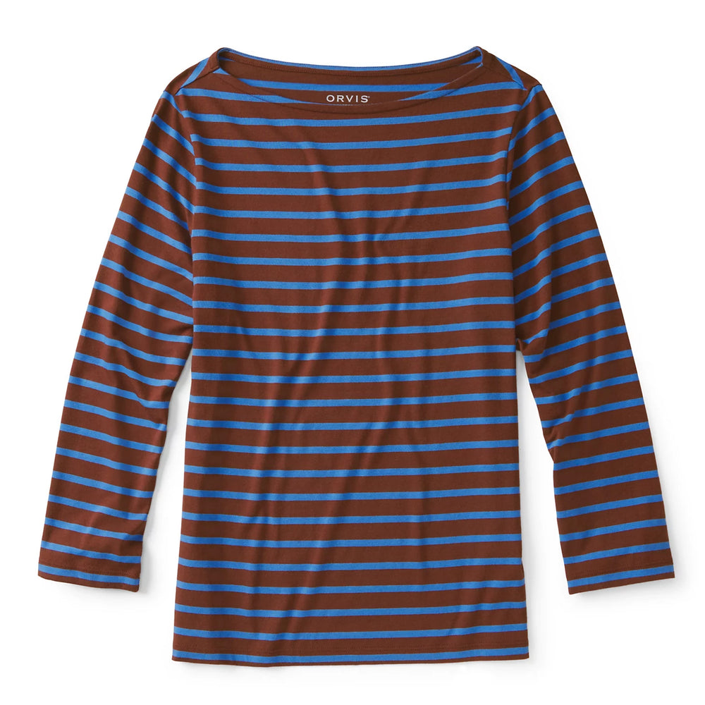 Orvis Women Perfect 3/4-Sleeve Boatneck Tee