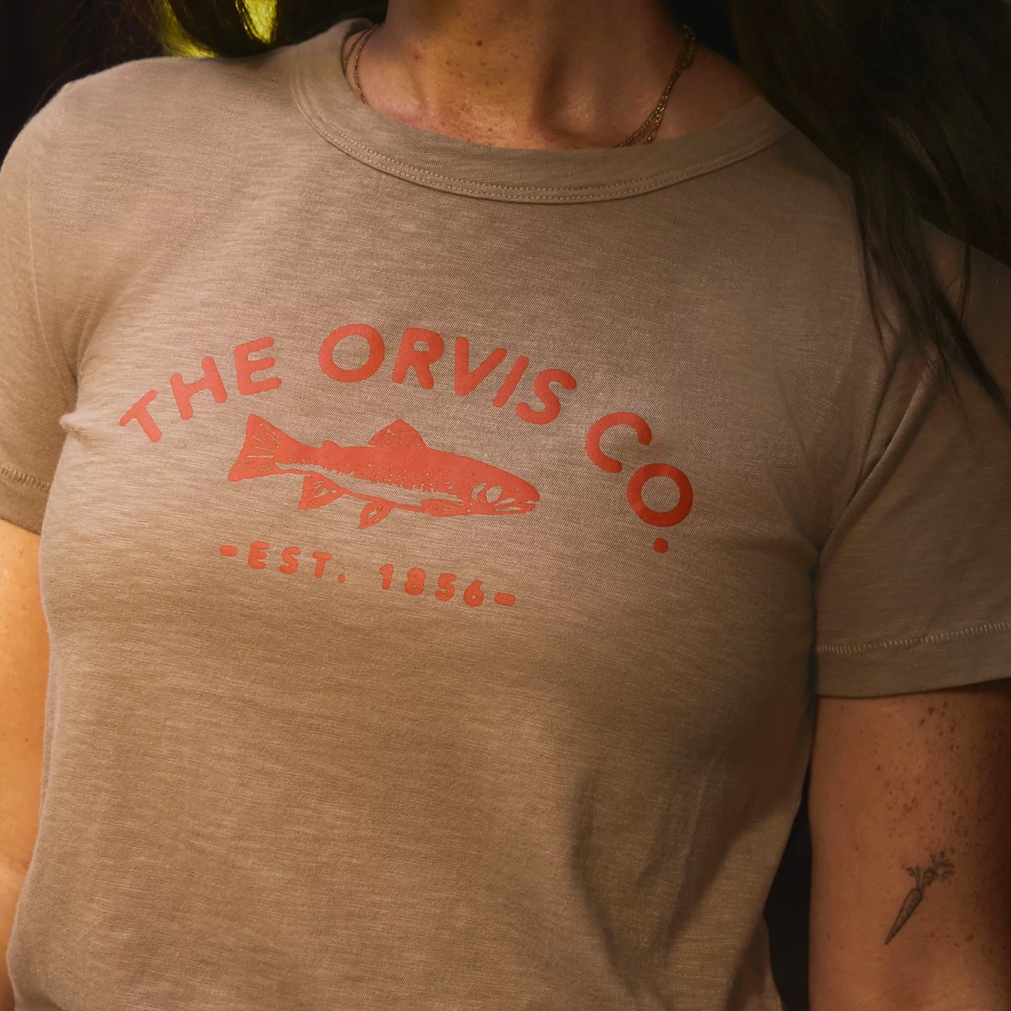 Orvis Women|Last Release Bromley Slub Graphic Crewneck Tee