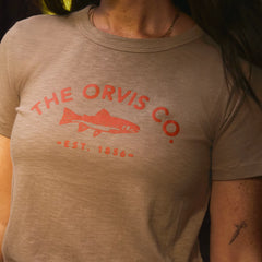 Orvis Women|Last Release Bromley Slub Graphic Crewneck Tee