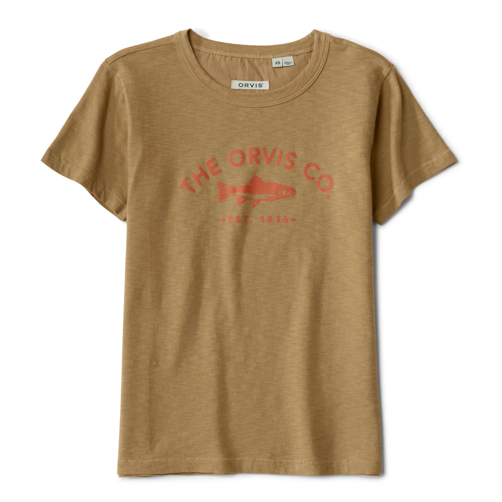 Orvis Women|Last Release Bromley Slub Graphic Crewneck Tee