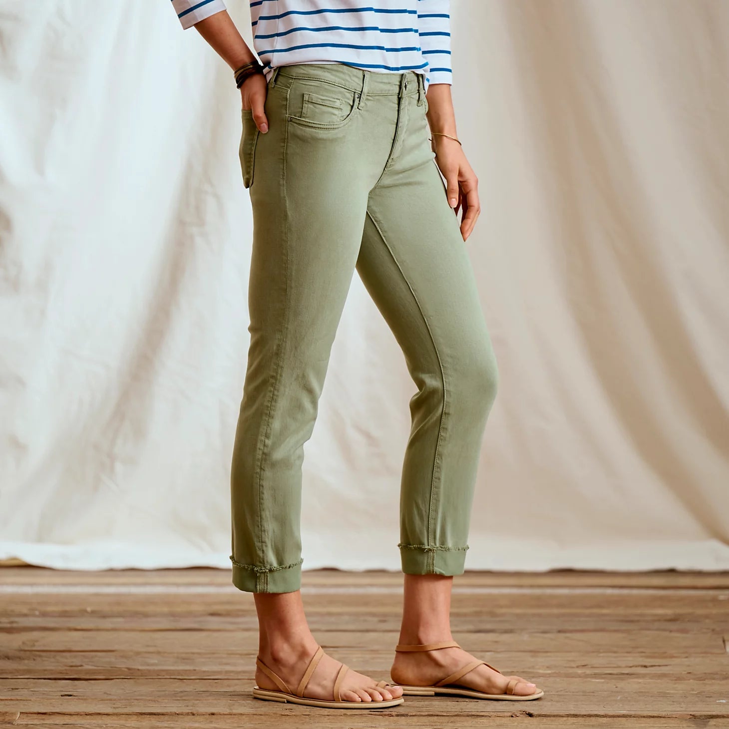Orvis Women Kut from the Kloth® Amy Stretch Twill Cropped Chinos