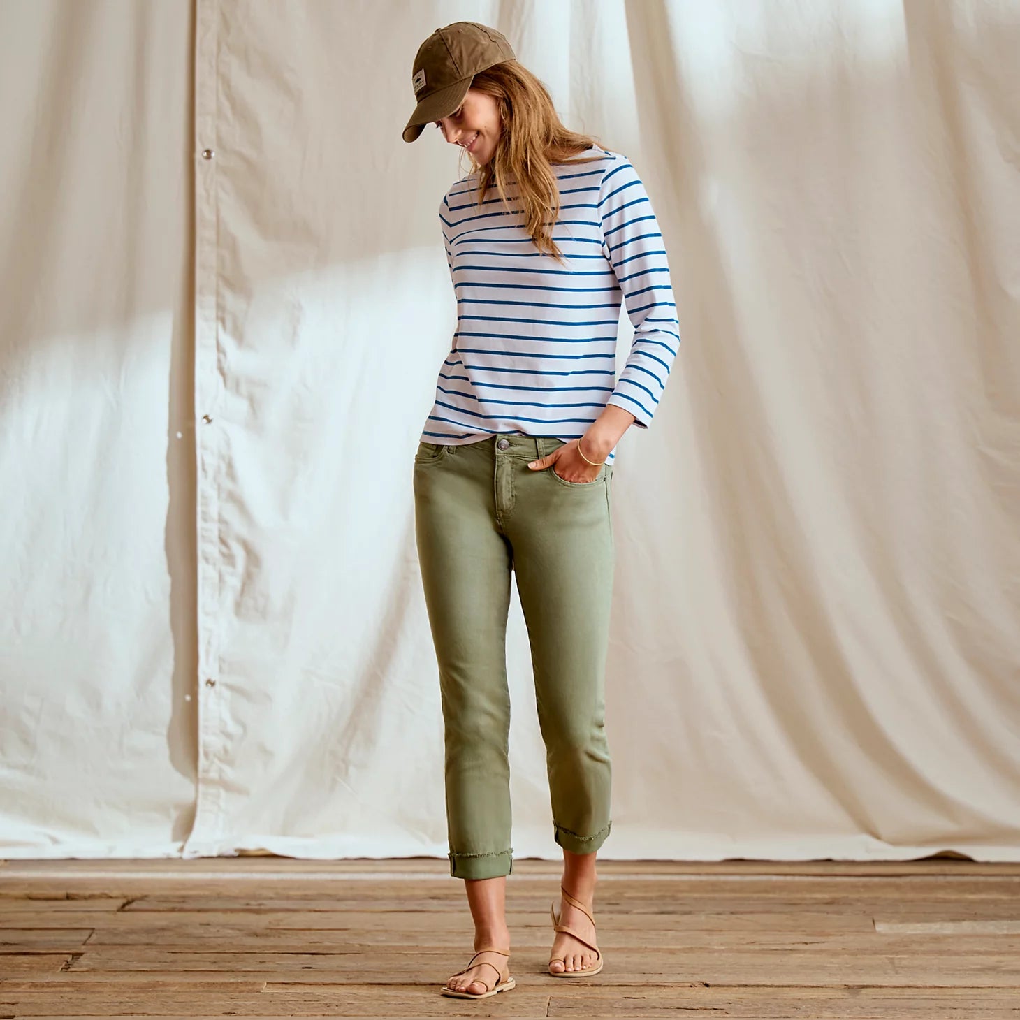 Orvis Women Kut from the Kloth® Amy Stretch Twill Cropped Chinos