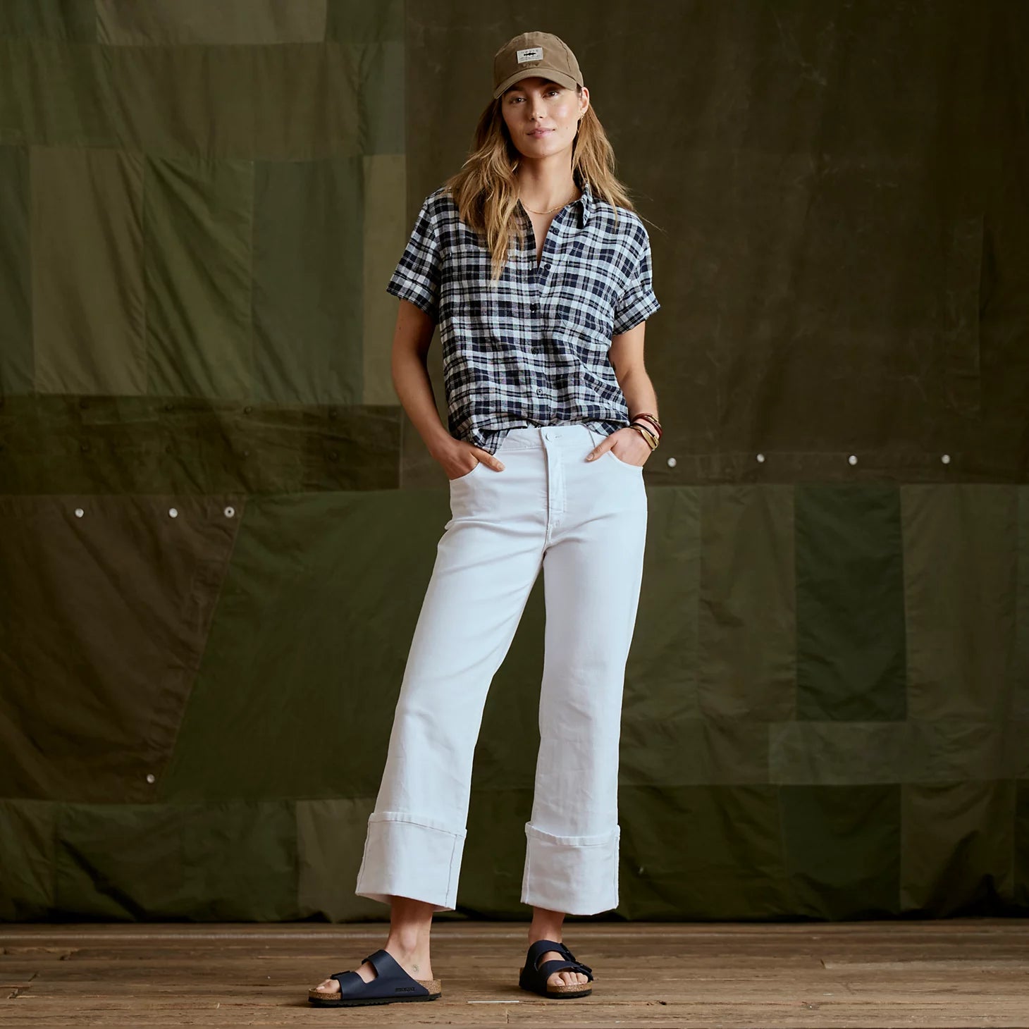 Orvis Women Kut from the Kloth® Charlotte High-Rise Wide-Leg Cuffed Jeans