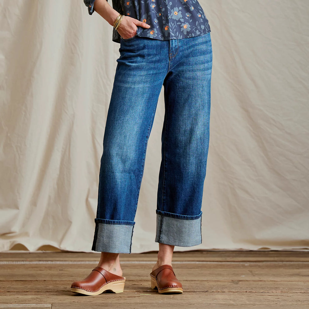 Orvis Women Kut from the Kloth® Sienna High-Rise Cuffed Wide-Leg Jeans