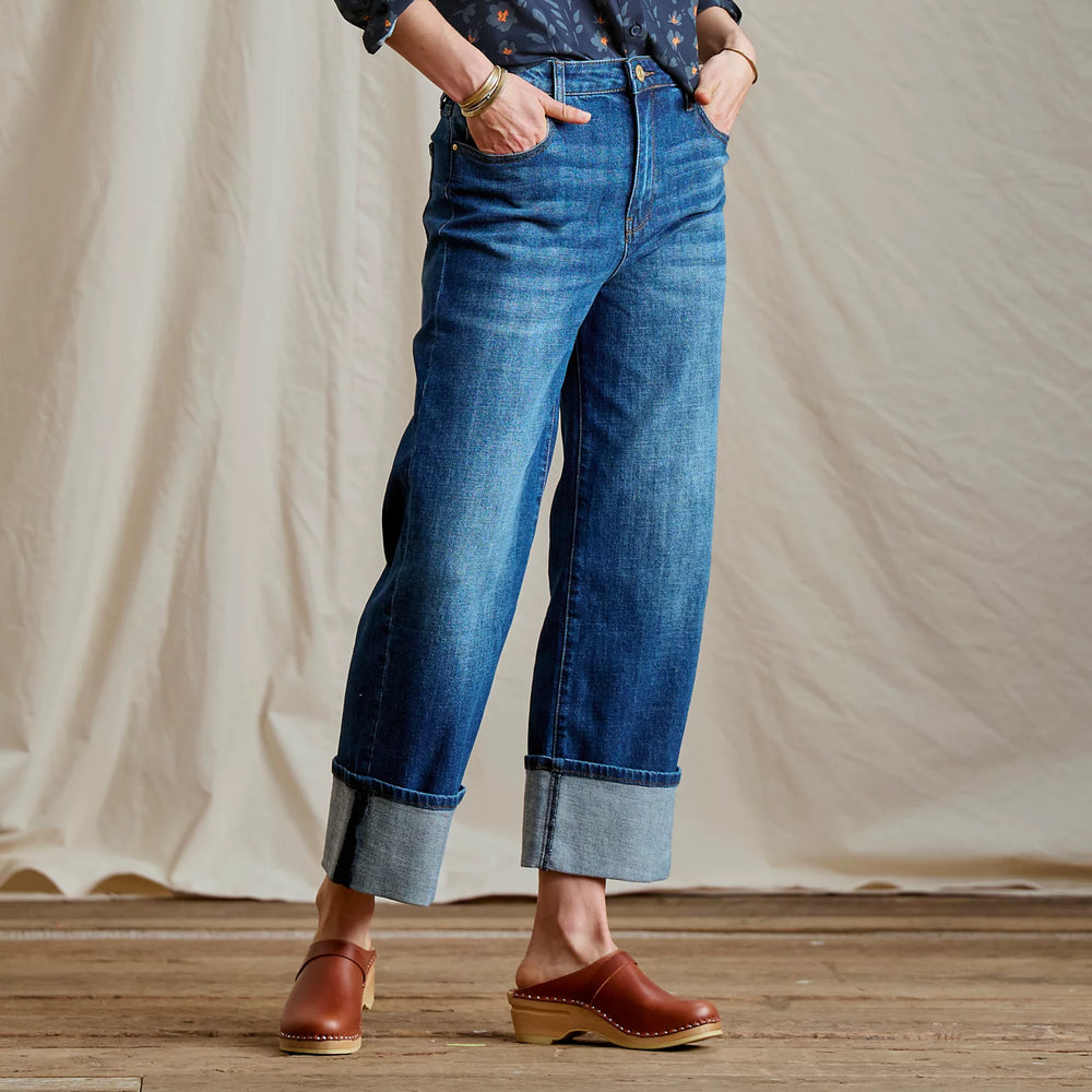 Orvis Women Kut from the Kloth® Sienna High-Rise Cuffed Wide-Leg Jeans