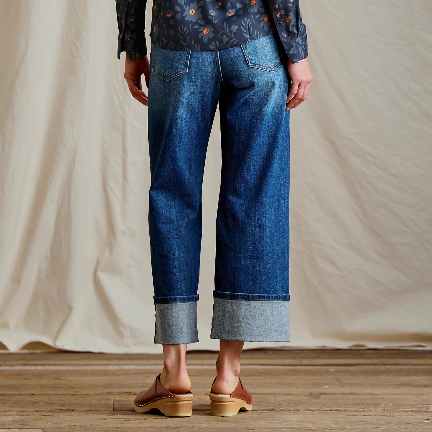 Orvis Women Kut from the Kloth® Sienna High-Rise Cuffed Wide-Leg Jeans