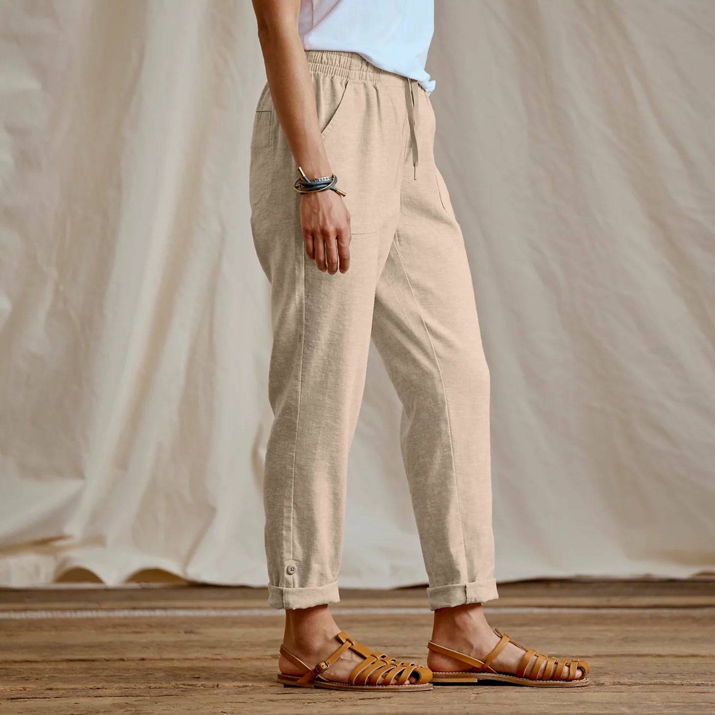 Orvis Women|Last Release Explorer Performance Linen Ankle Pants