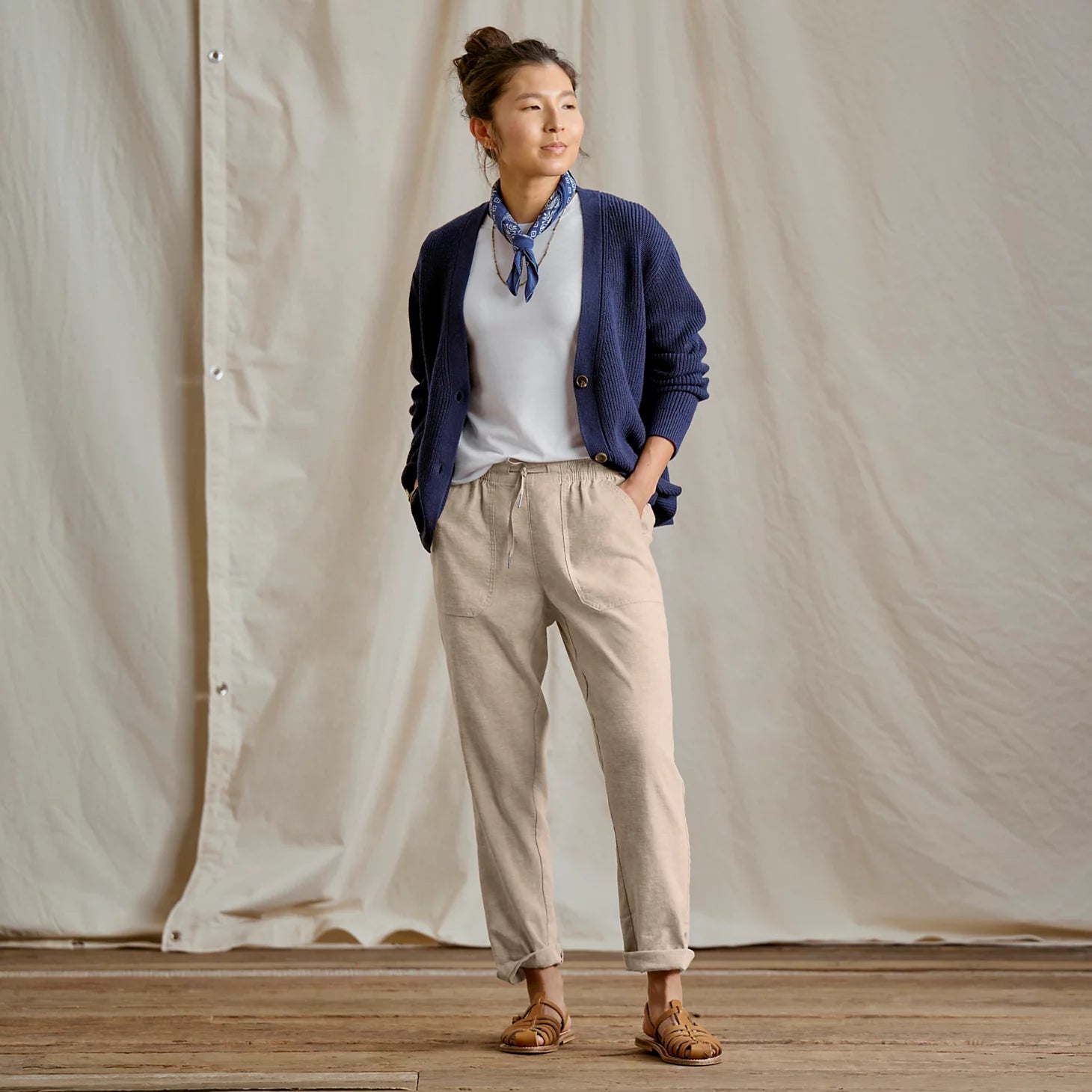 Orvis Women|Last Release Explorer Performance Linen Ankle Pants