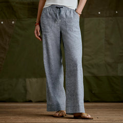 Orvis Women|Last Release Explorer Performance Linen Wide-Leg Pants