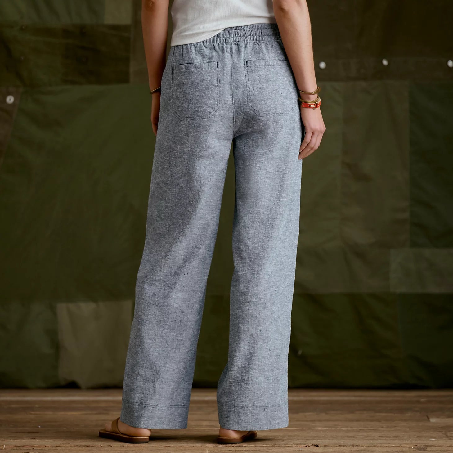 Orvis Women|Last Release Explorer Performance Linen Wide-Leg Pants