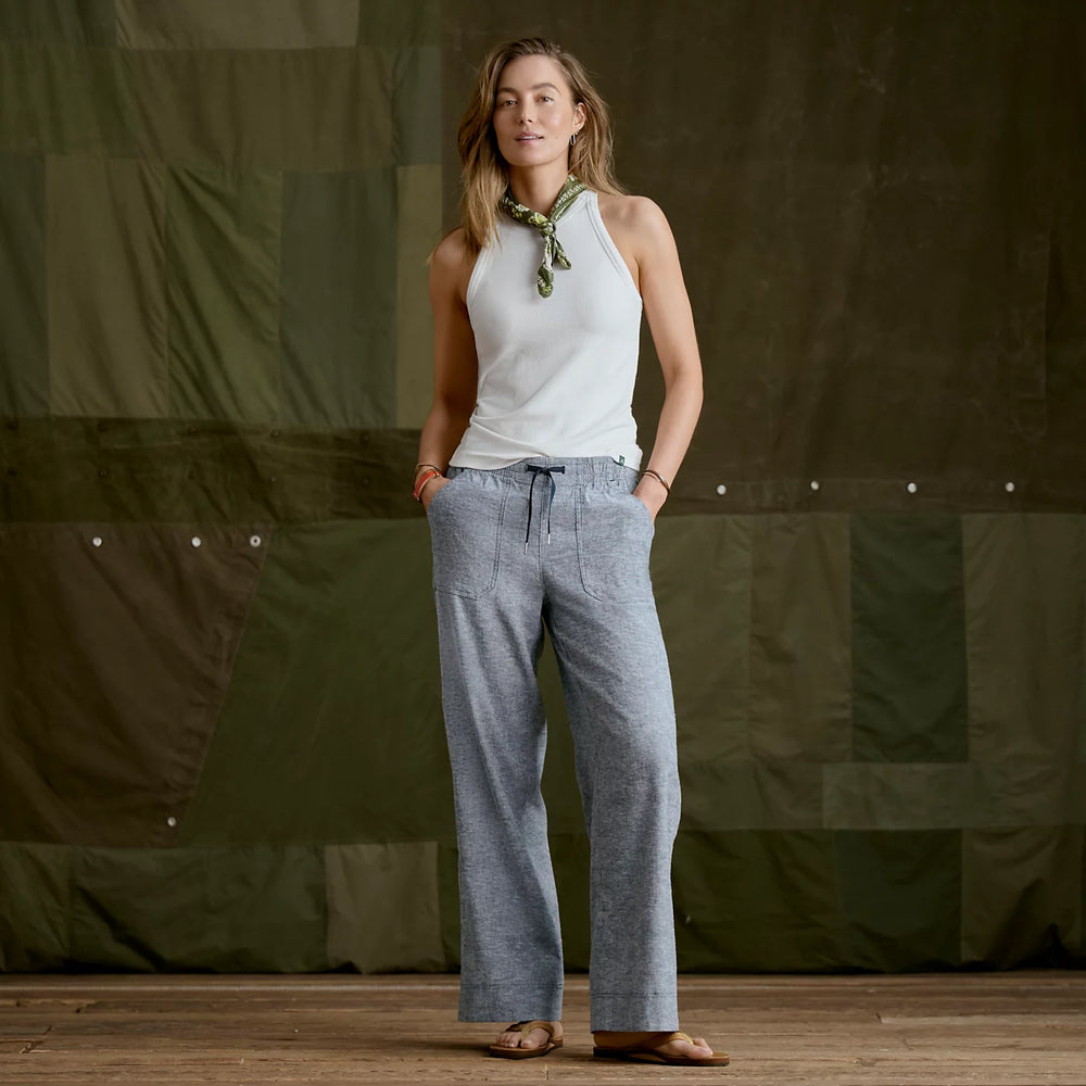 Orvis Women|Last Release Explorer Performance Linen Wide-Leg Pants