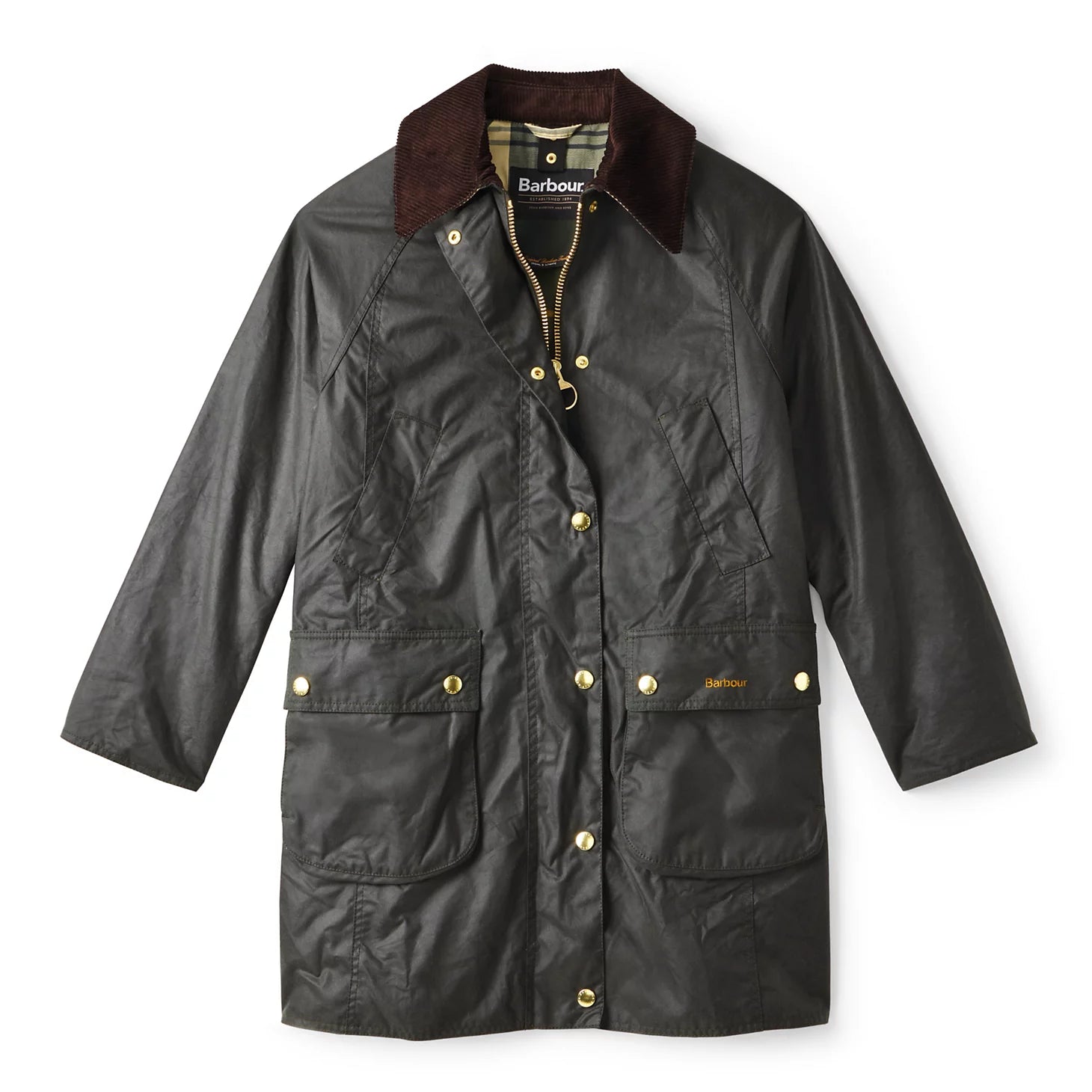 Orvis Women Barbour® Beadnell Waxed Long Jacket