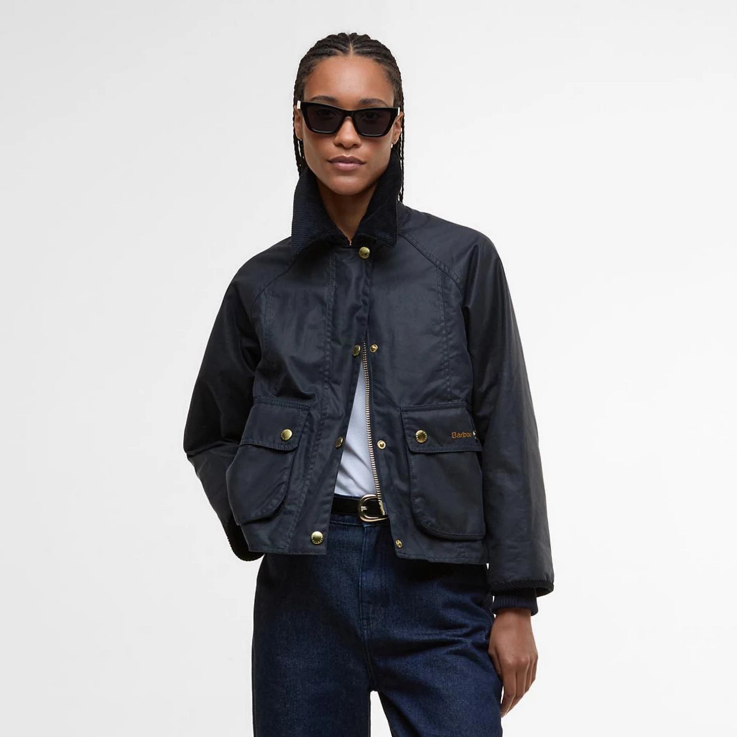 Orvis Women Barbour® Cropped Beadnell Waxed Jacket