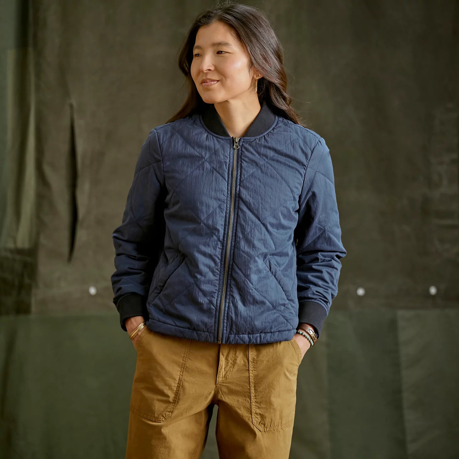 Orvis Women|Last Release Women's 1856 Quilted Bomber Jacket