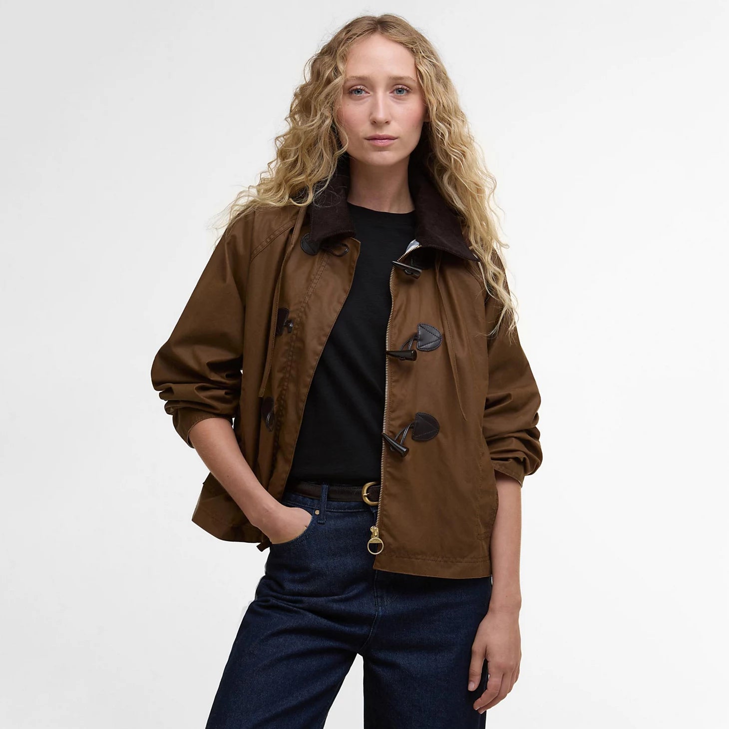 Orvis Women Barbour® Myra Waxed Duffle Coat