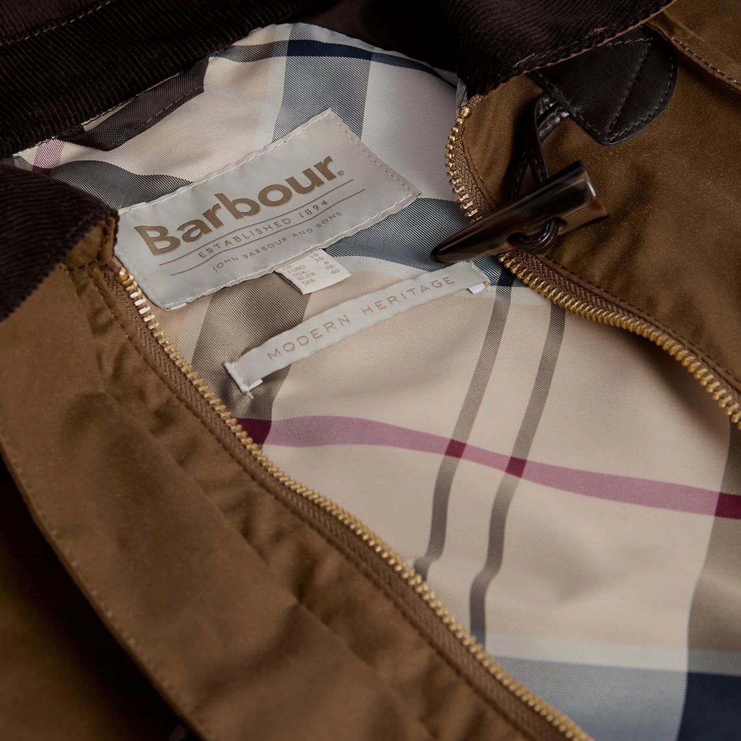 Orvis Women Barbour® Myra Waxed Duffle Coat