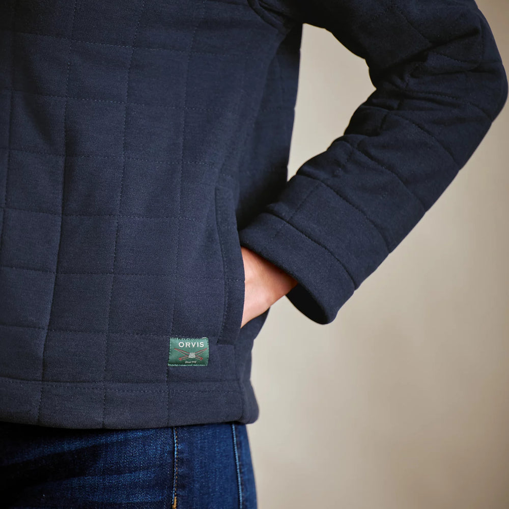 Orvis Women|Last Release Women's Battenkill Quilted 1/2-Snap Sweatshirt