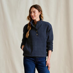 Orvis Women|Last Release Women's Battenkill Quilted 1/2-Snap Sweatshirt