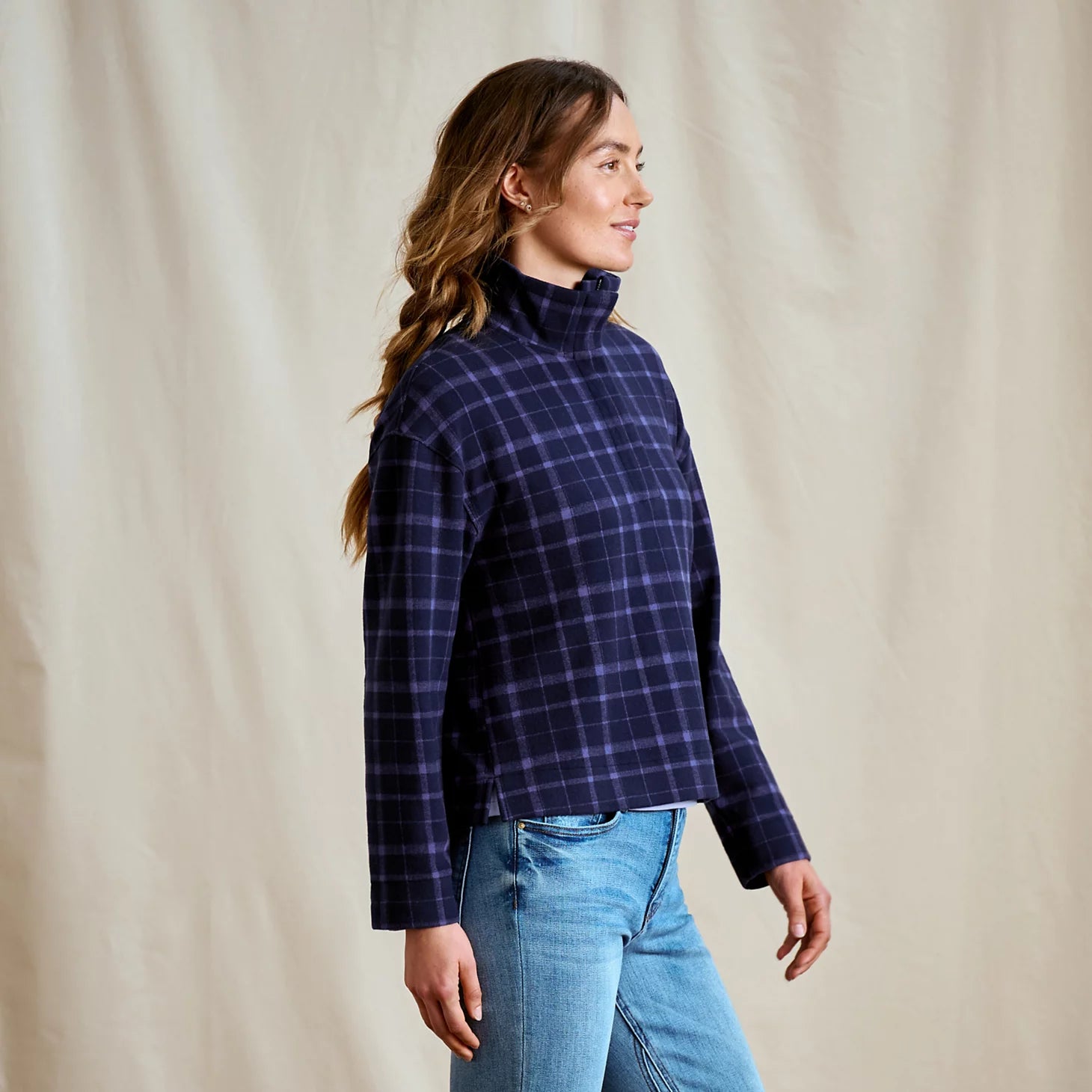 Orvis Women|Last Release Women's Snowy River 1/4-Zip Sweatshirt