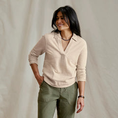 Orvis Women|Last Release Lightweight Polo Sweatshirt