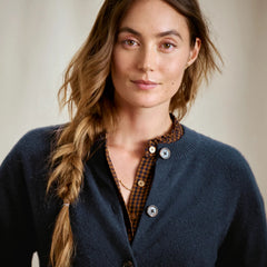 Orvis Women Boiled Cashmere Cardigan