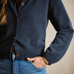 Orvis Women Boiled Cashmere Cardigan